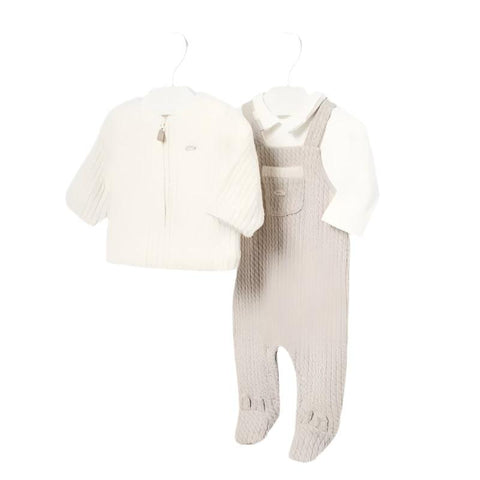 Mayoral Two Piece Set Mayoral Newborn Boy Romper and Jacket Set