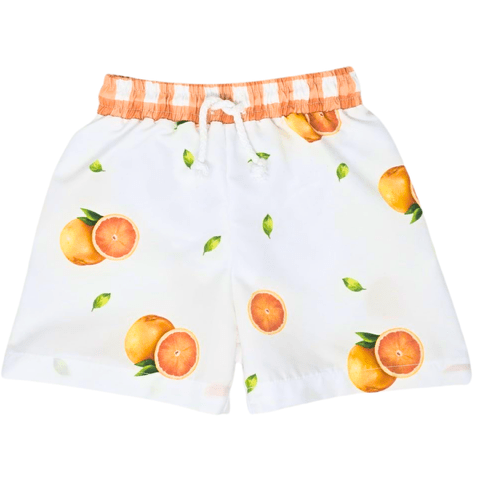 Meia Pata Swim Trunks Meia Pata Boys Oranges Swim Shorts