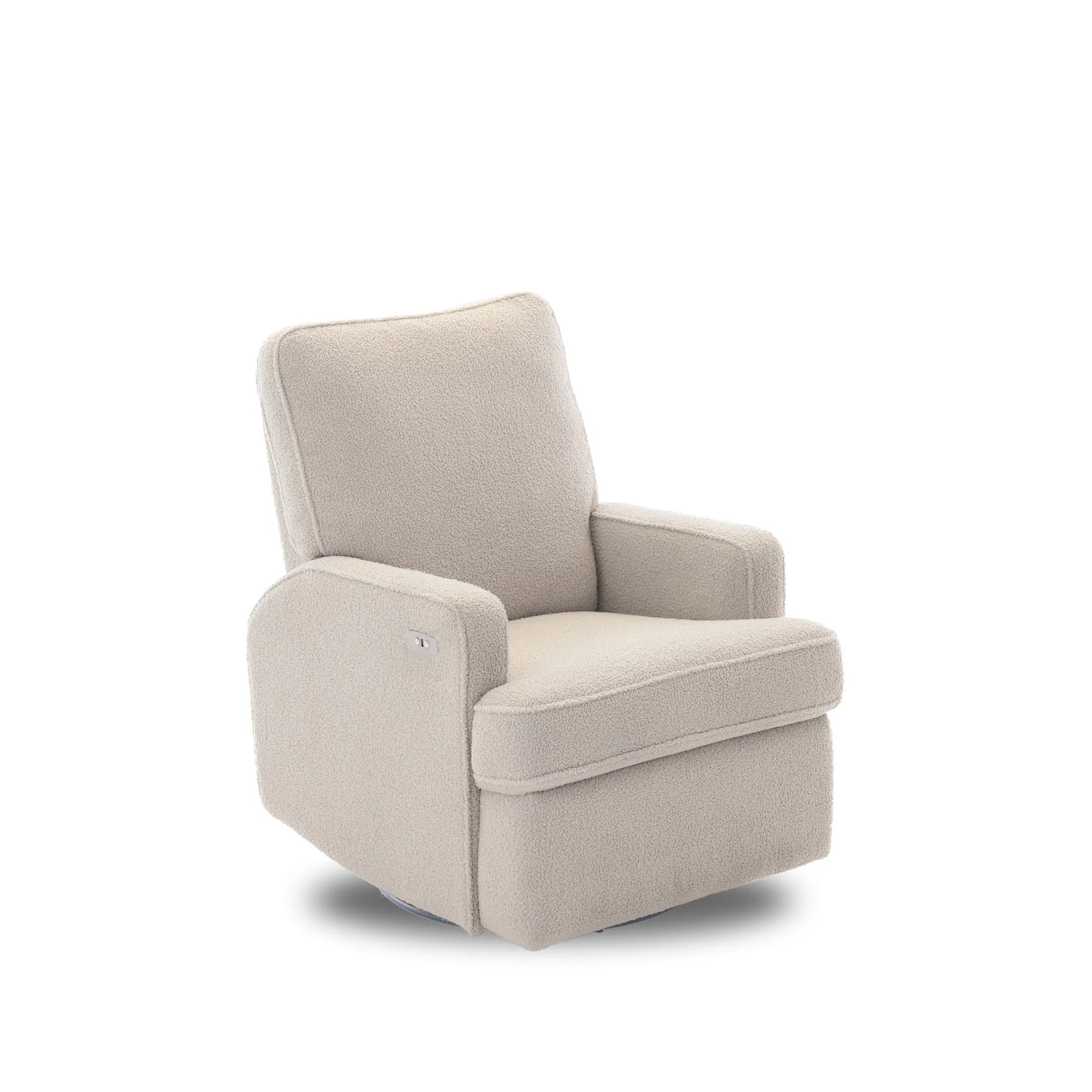 Obaby Nursery Furniture Teddy Ivory Obaby Madison Swivel Glider Recliner Chair - Direct Delivery