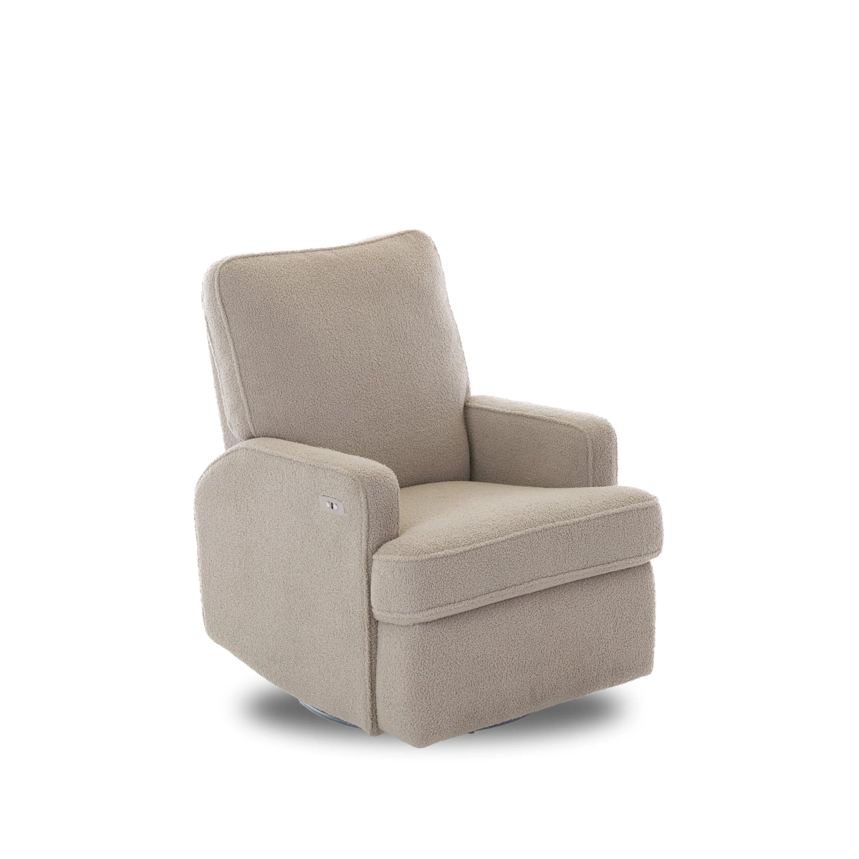 Obaby Nursery Furniture Teddy Truffle Obaby Madison Swivel Glider Recliner Chair - Direct Delivery