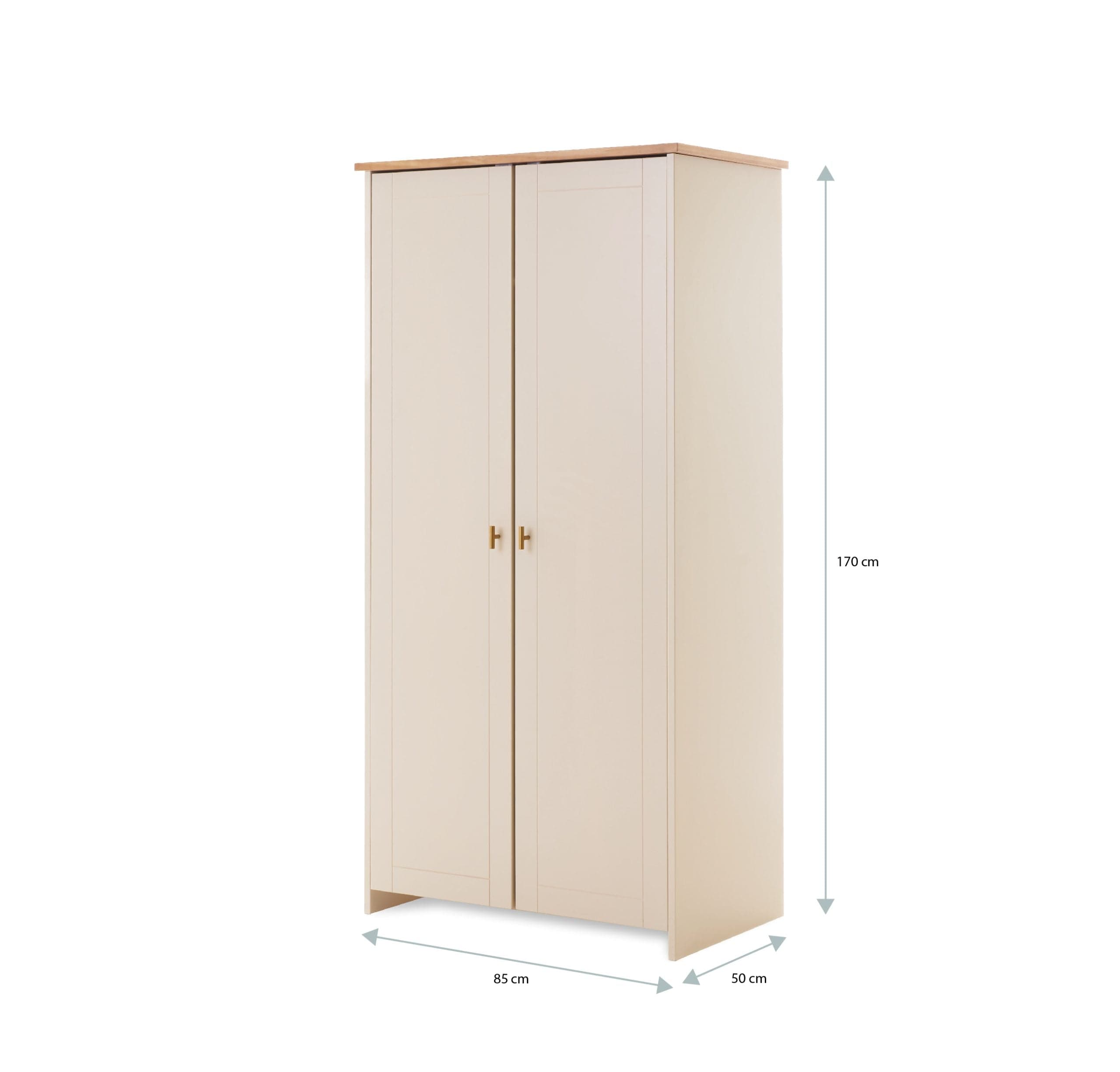 Obaby Under Drawer Obaby Evie Double Wardrobe - Direct Delivery - Pre Order