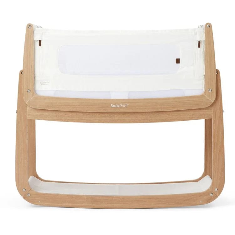 Snuz Moses Baskets & Cribs Oak Snuzpod⁴  Bedside Crib  Natural Edit