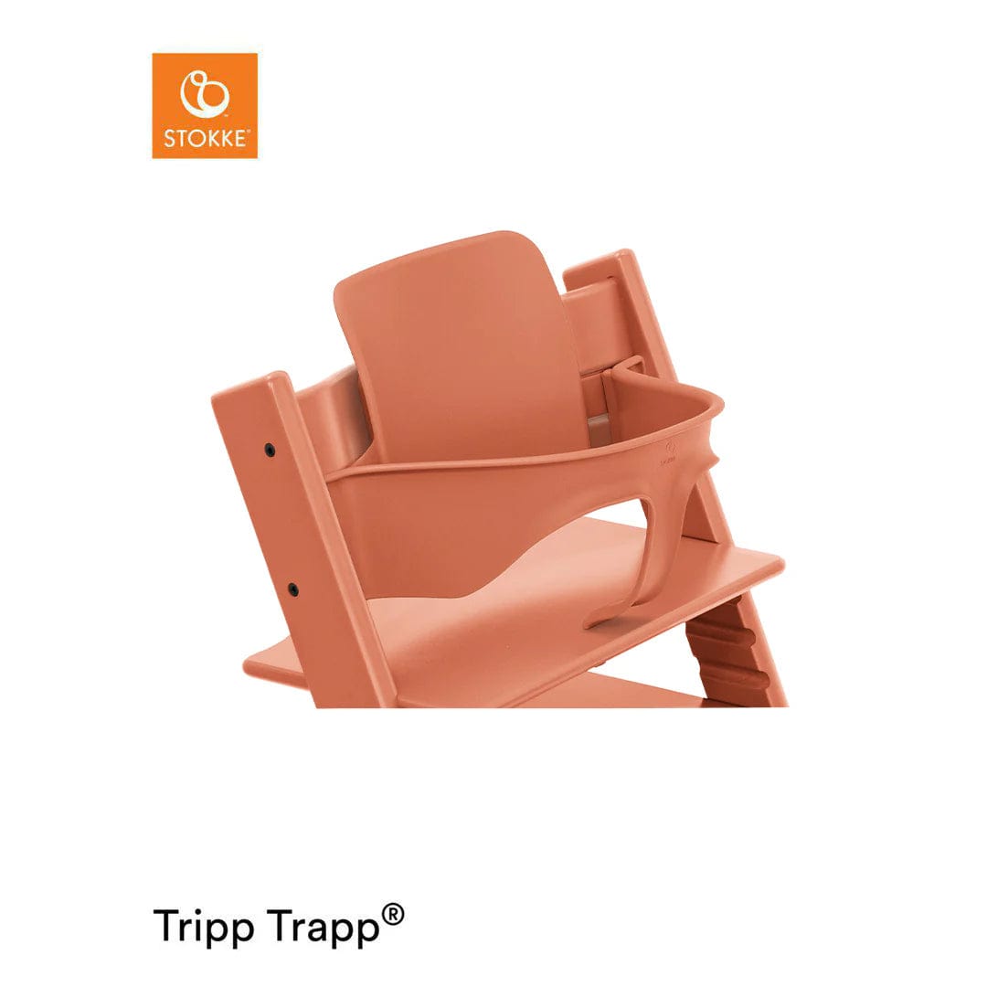 Stokke High Chair & Booster Seats Terracotta / With Engraving Stokke Tripp Trapp and Babyset Set Bundle