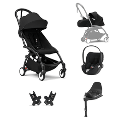 Stokke Pram & Car Seat Bundles Black Stokke YoYo3 0+, 6+ & Cybex Cloud T+ Bundle