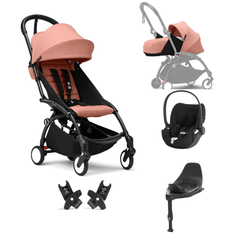 Stokke Pram & Car Seat Bundles Ginger Stokke YoYo3 0+, 6+ & Cybex Cloud T+ Bundle