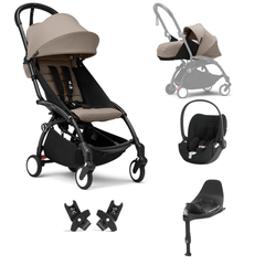 Stokke Pram & Car Seat Bundles Taupe Stokke YoYo3 0+, 6+ & Cybex Cloud T+ Bundle