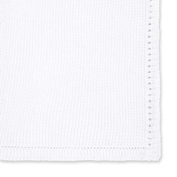 The Little Green Sheep Blanket The Little Green Sheep Cellular Blanket - White