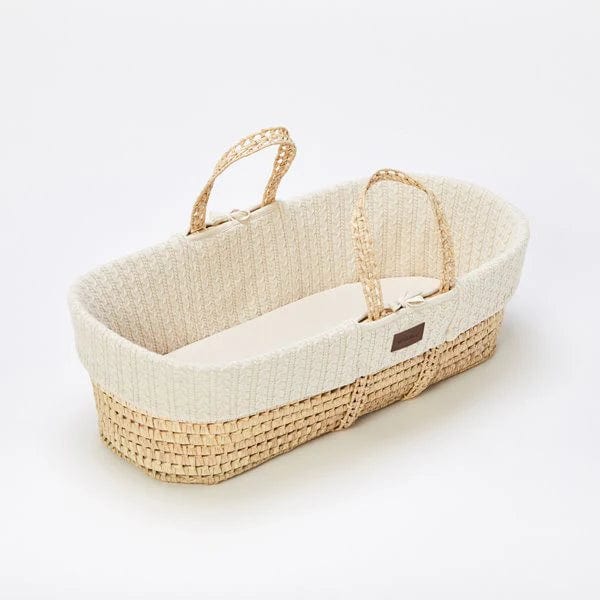 The Little Green Sheep Moses Baskets & Cribs The Little Green Sheep Knitted Moses Basket Bundle