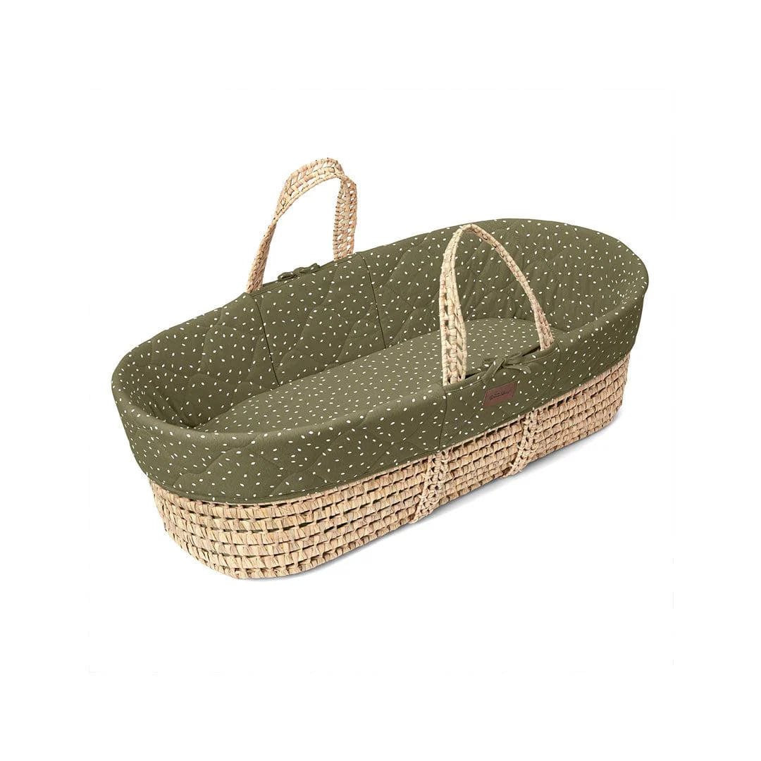 The Little Green Sheep Moses Baskets & Cribs The Little Green Sheep Quilted Moses Basket - Juniper Rice