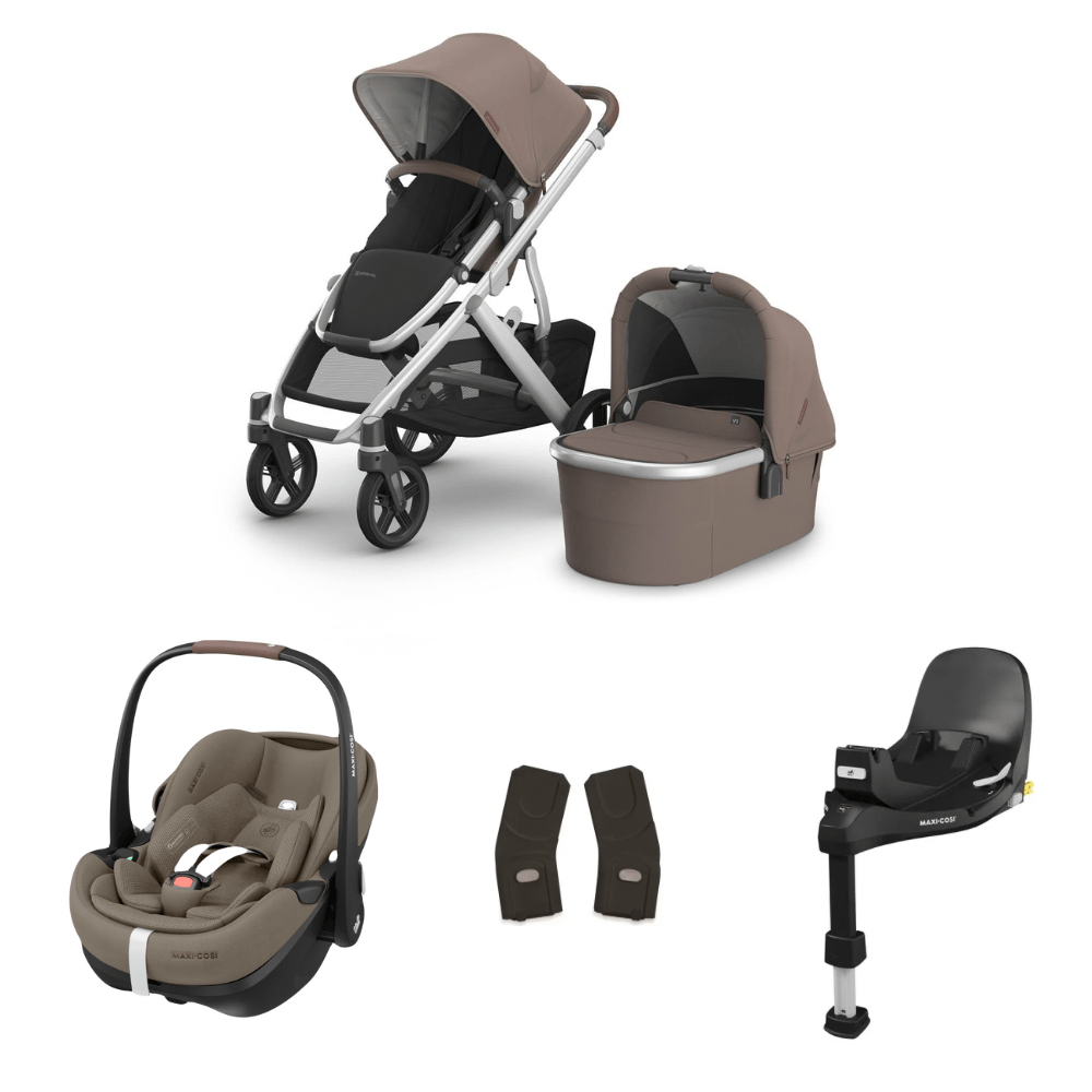 UPPAbaby Prams & Pushchairs Theo Uppababy Vista V3 & Maxi Cosi Pebble 360 Pro2 Bundle