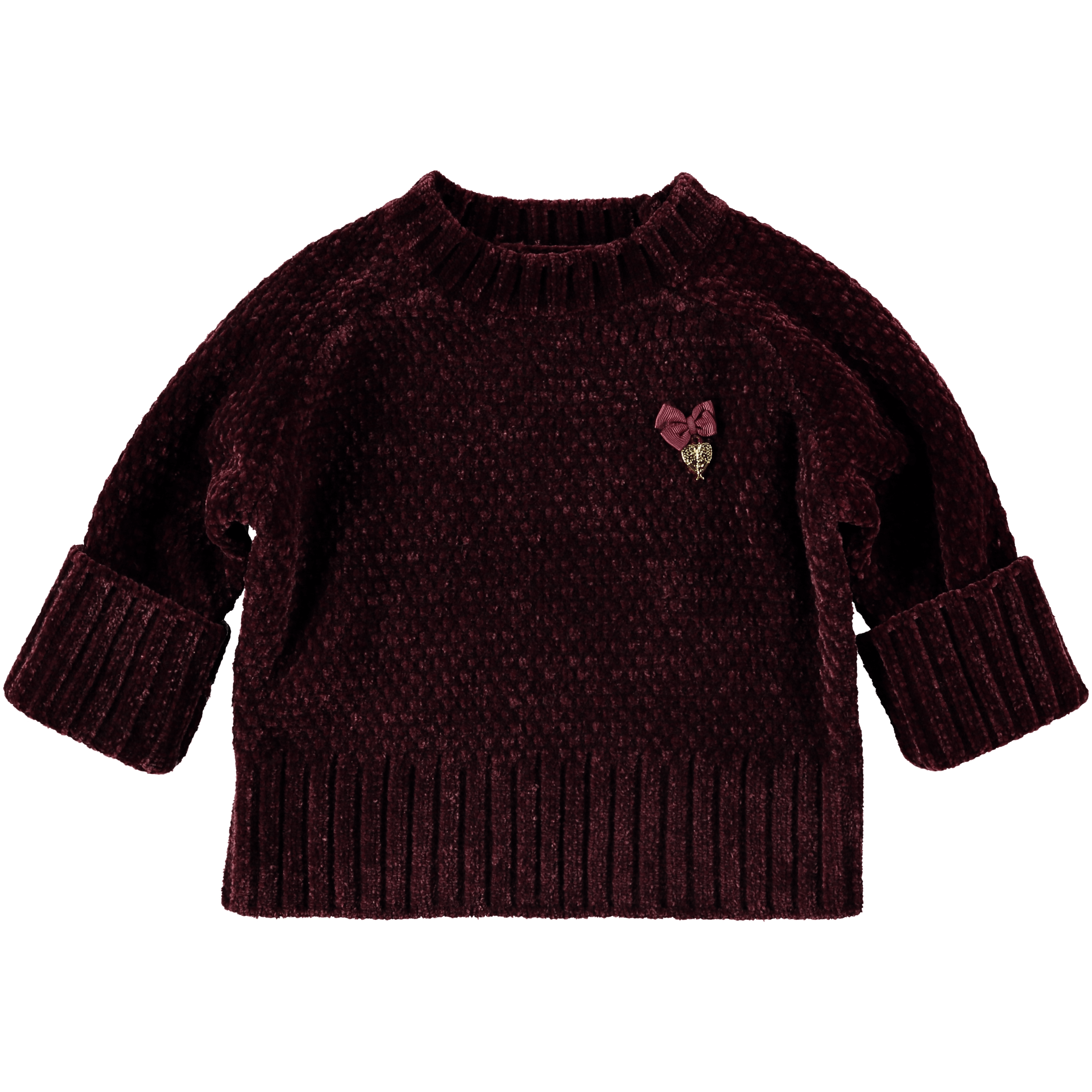 Angel’s Face Chenille Burgundy Jumper - 6-7 Years - Jumper