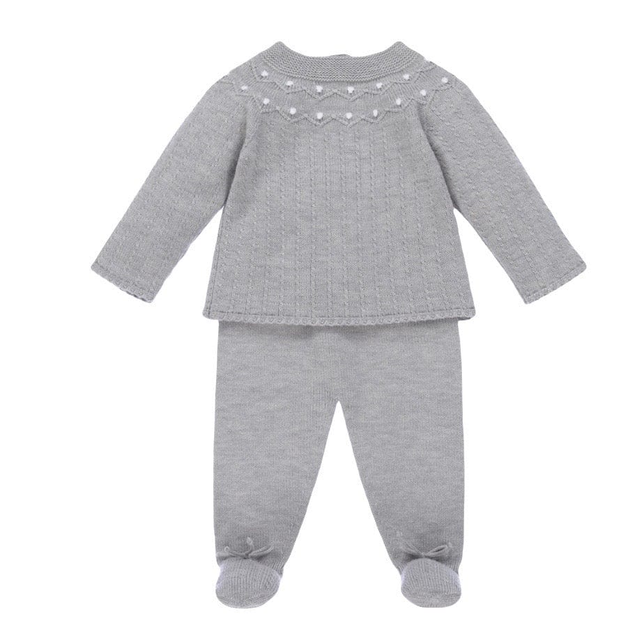 Artesania Granlei Two piece set Artesania Granlei Grey Knitted Two Piece Set