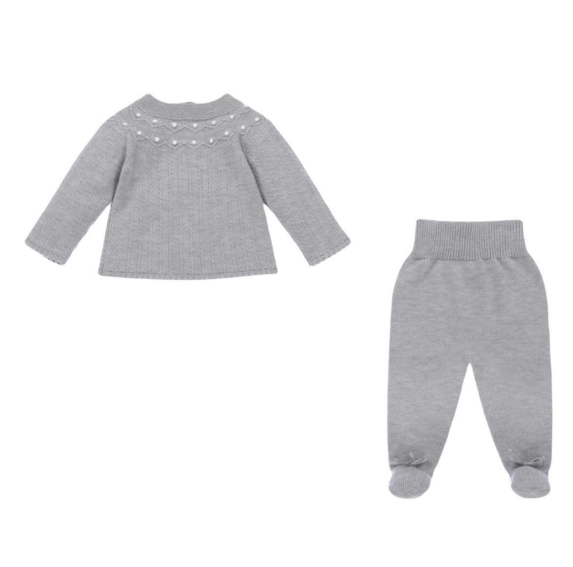 Artesania Granlei Two piece set Artesania Granlei Grey Knitted Two Piece Set