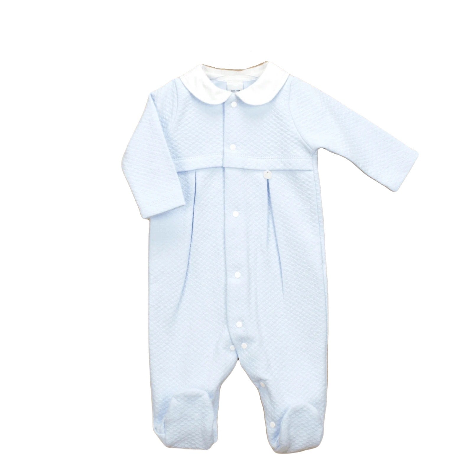 Babidu Babygrow Babidu Blue Quilted Babygrow