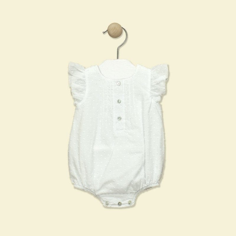 Babidu Body Babidu White Sleeveless Romper