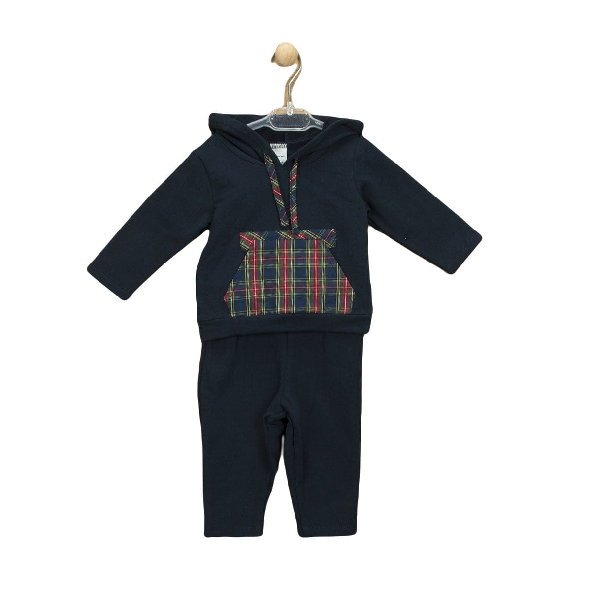 Babidu Two piece set Babidu Navy Tartan Tracksuit