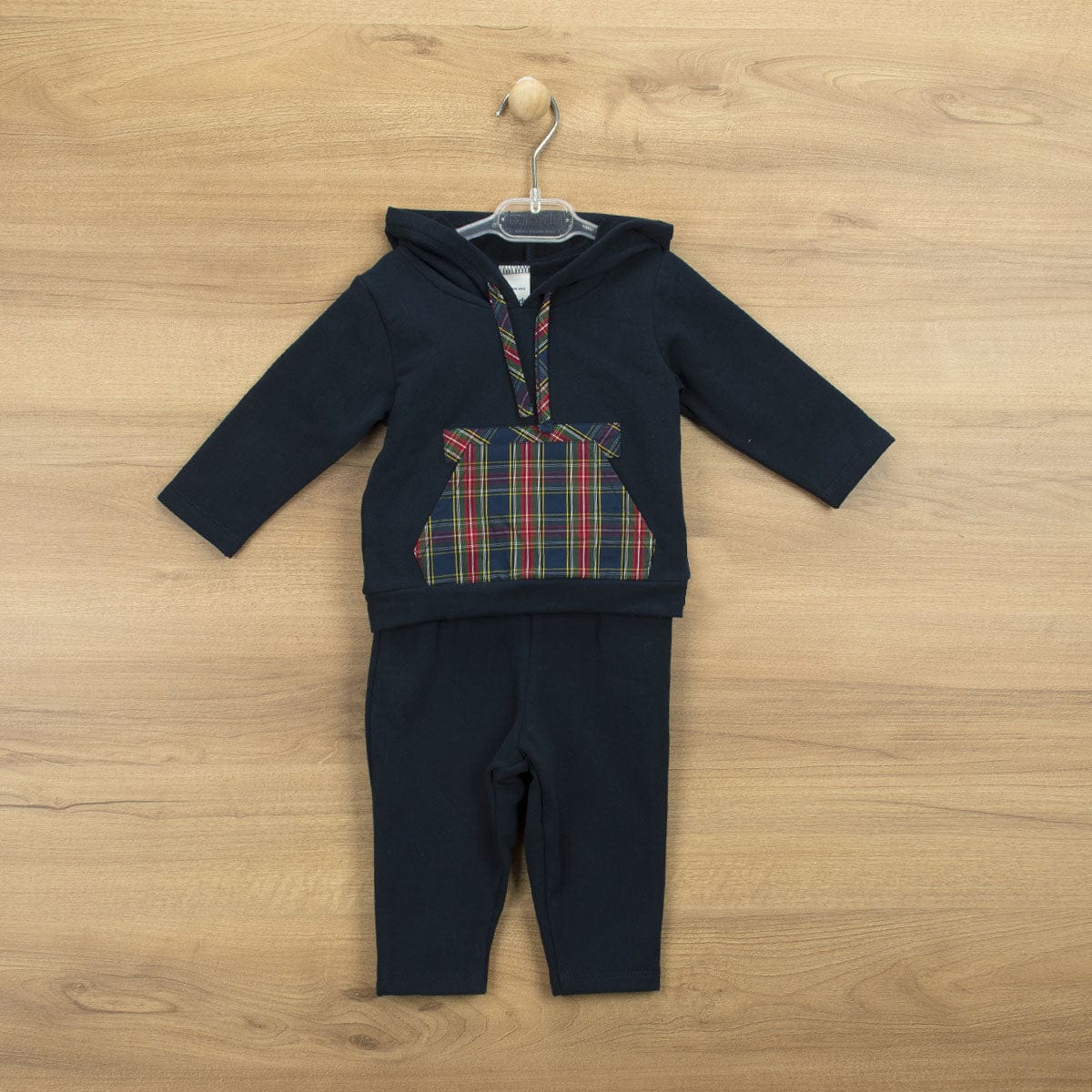 Babidu Two piece set Babidu Navy Tartan Tracksuit