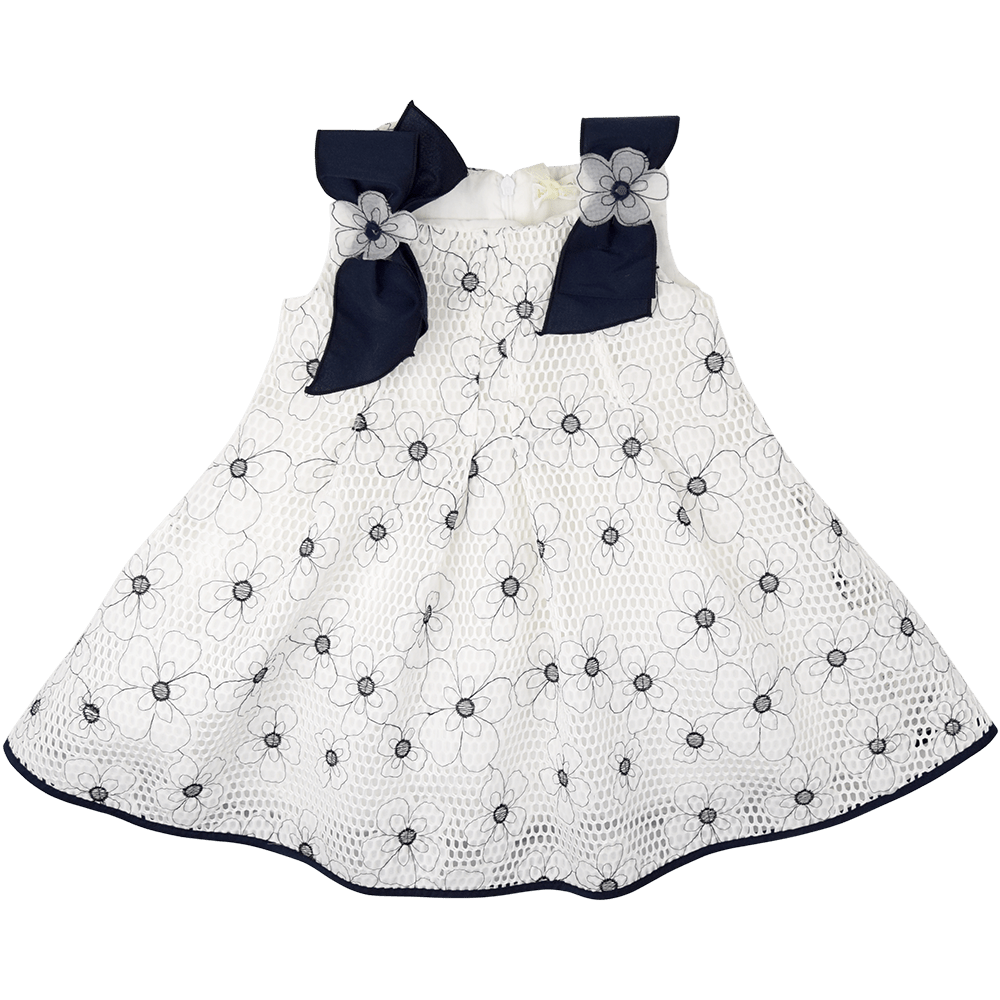 Bimbalo Navy & White Dress - Dress