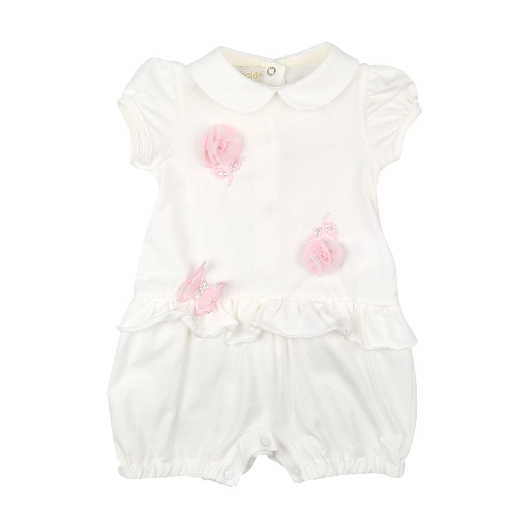 Bimbalo Girls Cream Romper - Romper