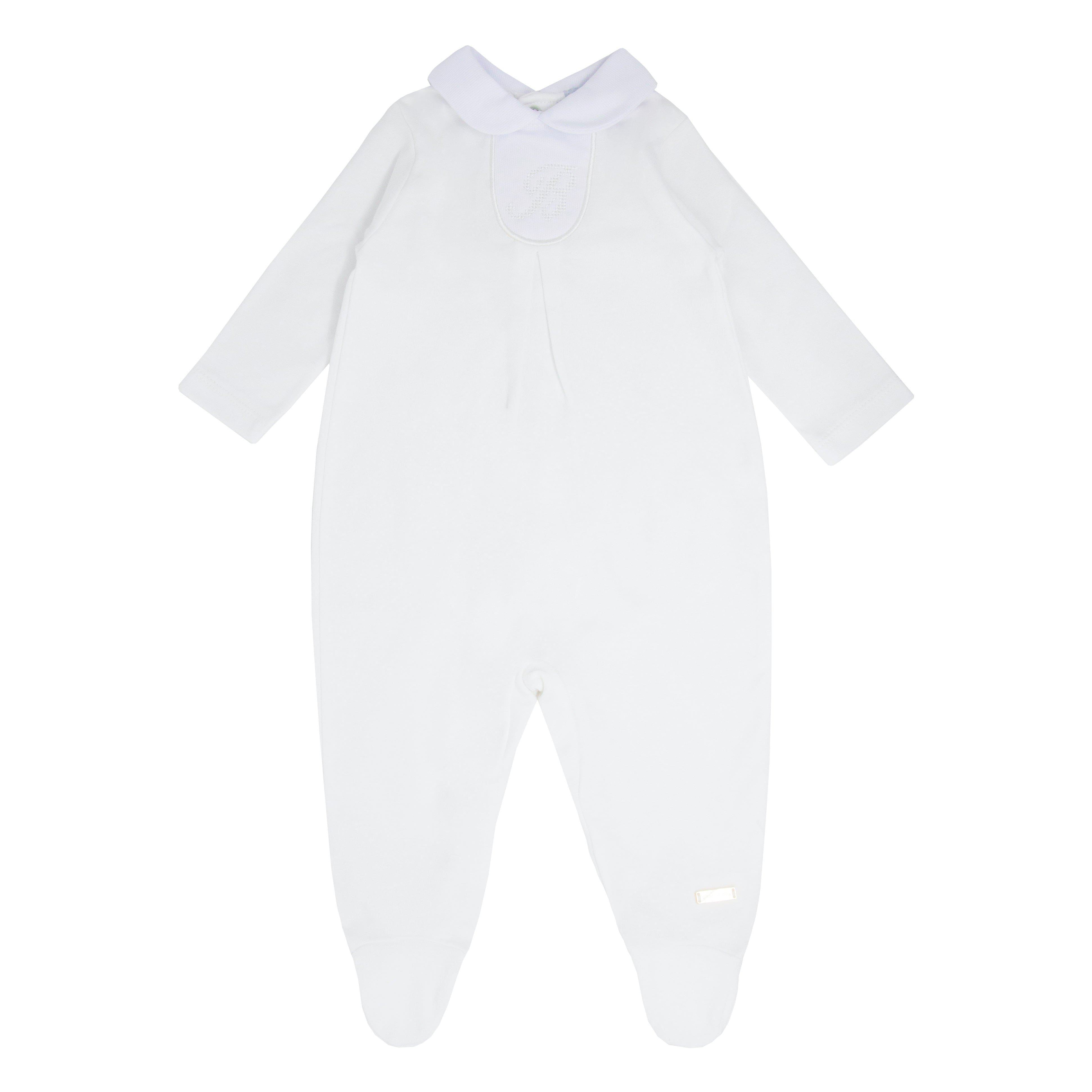 Blues Baby Romper Blues Baby White Motif Babygrow