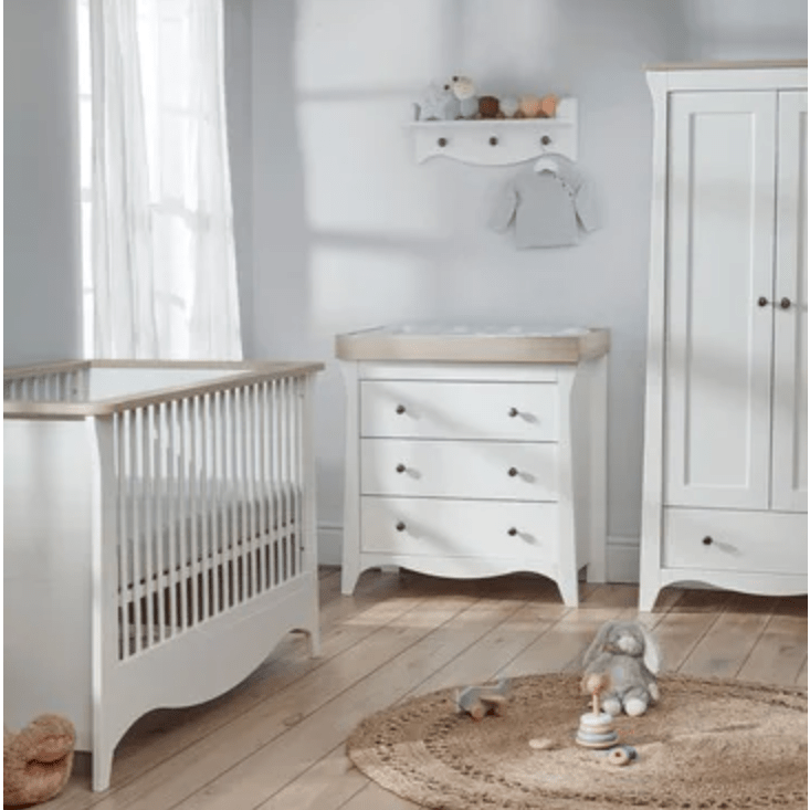 Cuddleco Nursery Furniture Clara 3 Piece Nursery Furniture Set - Direct Delivery