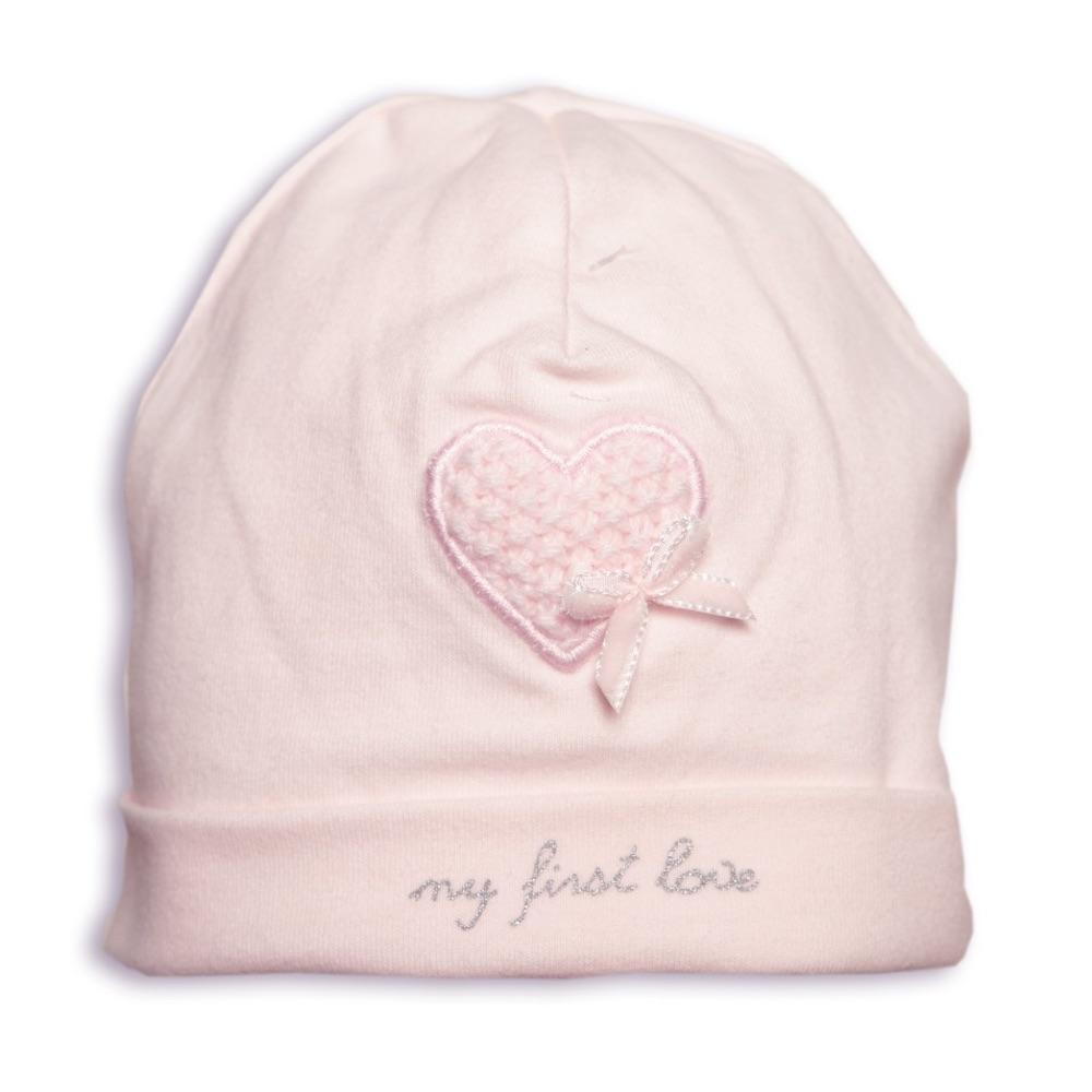 First Heart Design Pink Hat - Hat