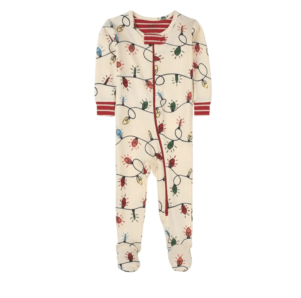 Hatley Glowing Holiday Lights Babygrow - Babygrow