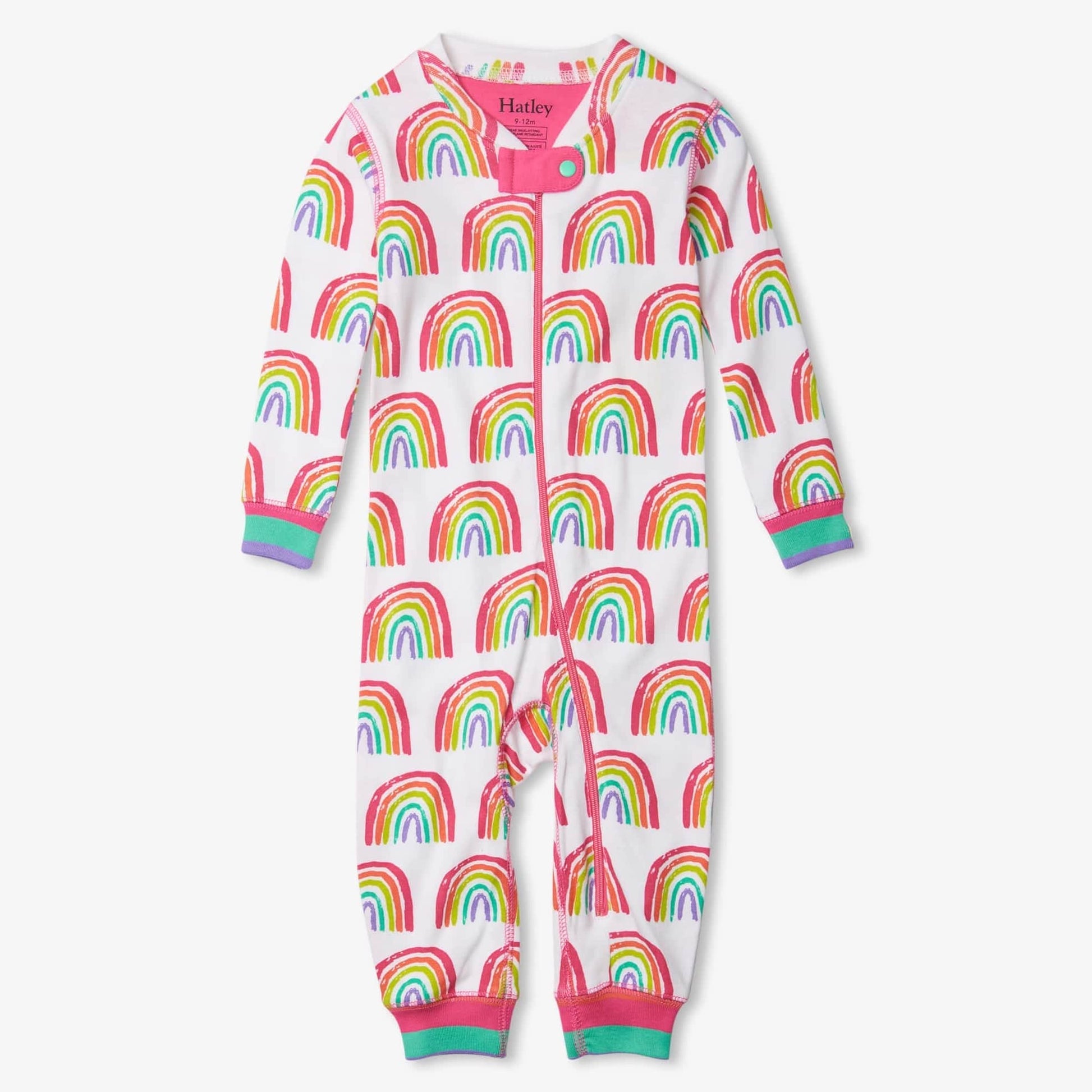 Hatley Babygrow Hatley 'Pretty Rainbows' Babygrow