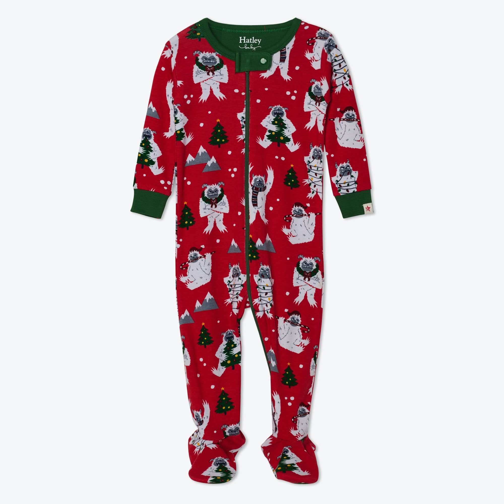 Hatley ’Yuletide Yetis’ Babygrow - Babygrow