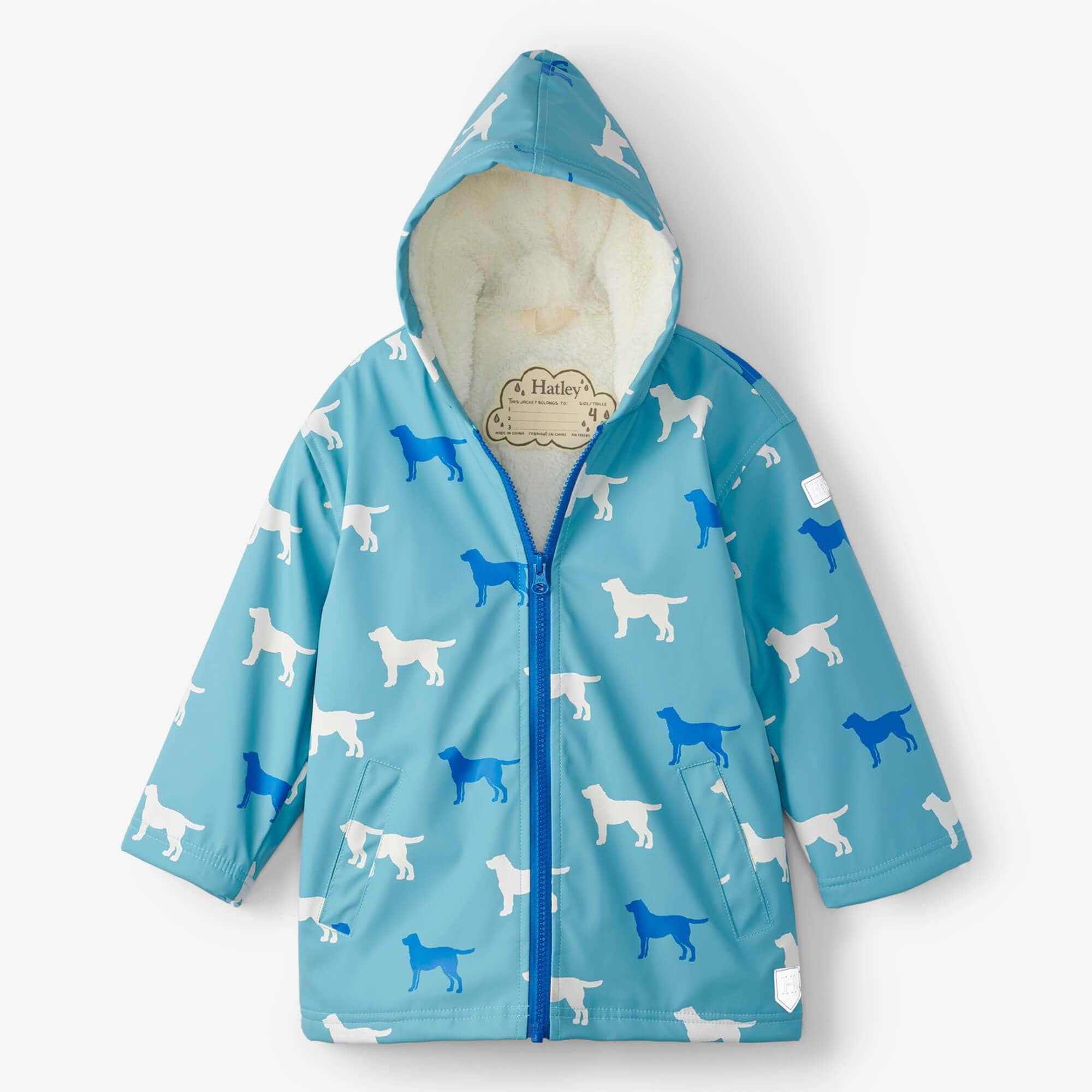 Hatley ’Friendly Labs’ Raincoat - Colour Changing - Coat