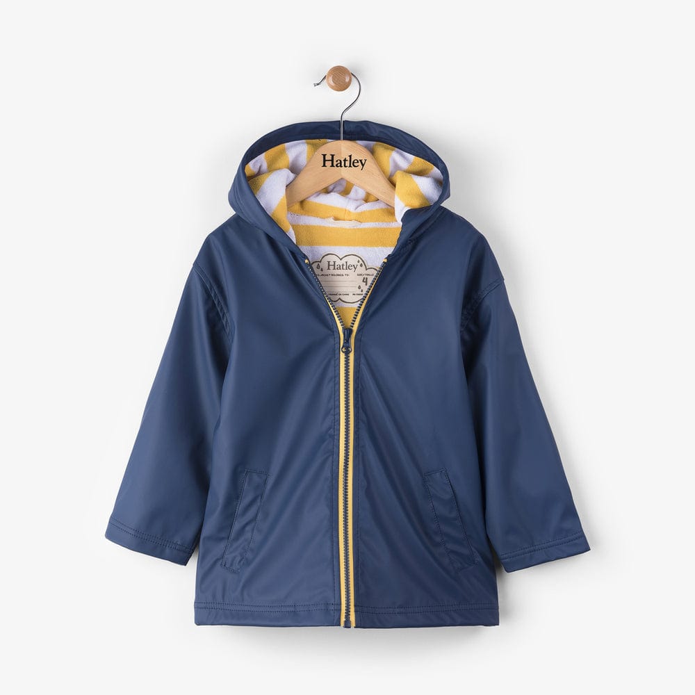 Hatley Coat Hatley Navy & Yellow Raincoat