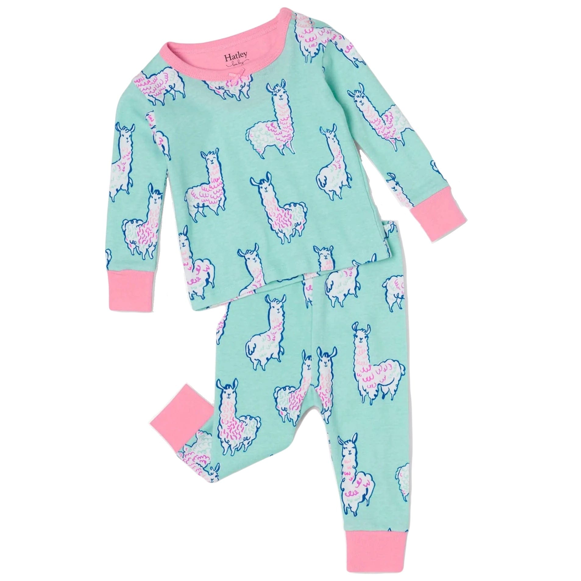 Hatley PJ Set Hatley 'Adorable Alpacas' Baby PJ Set