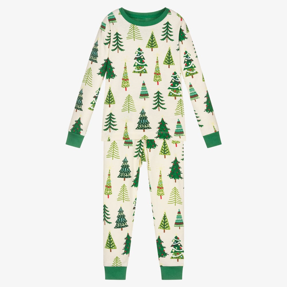 Hatley PJ Set Hatley 'Christmas Tree's' Glow in the dark