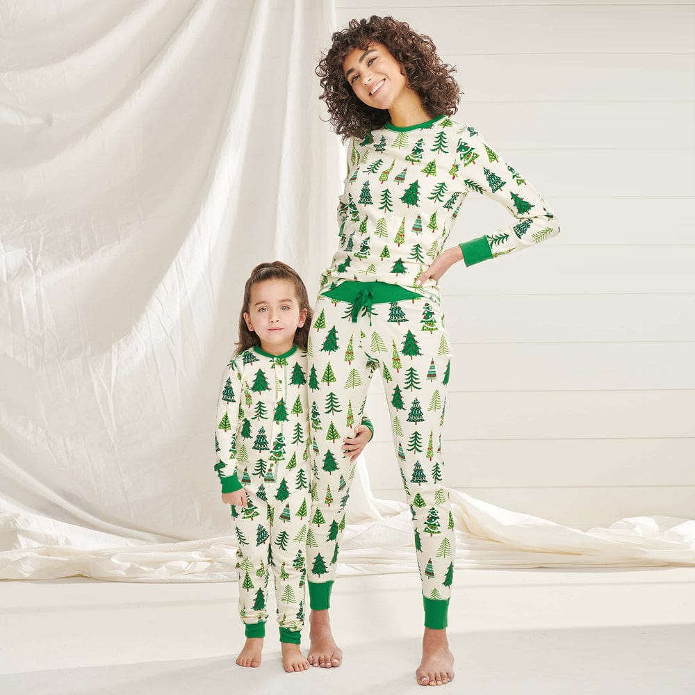 Hatley PJ Set Hatley 'Christmas Tree's' Glow in the dark