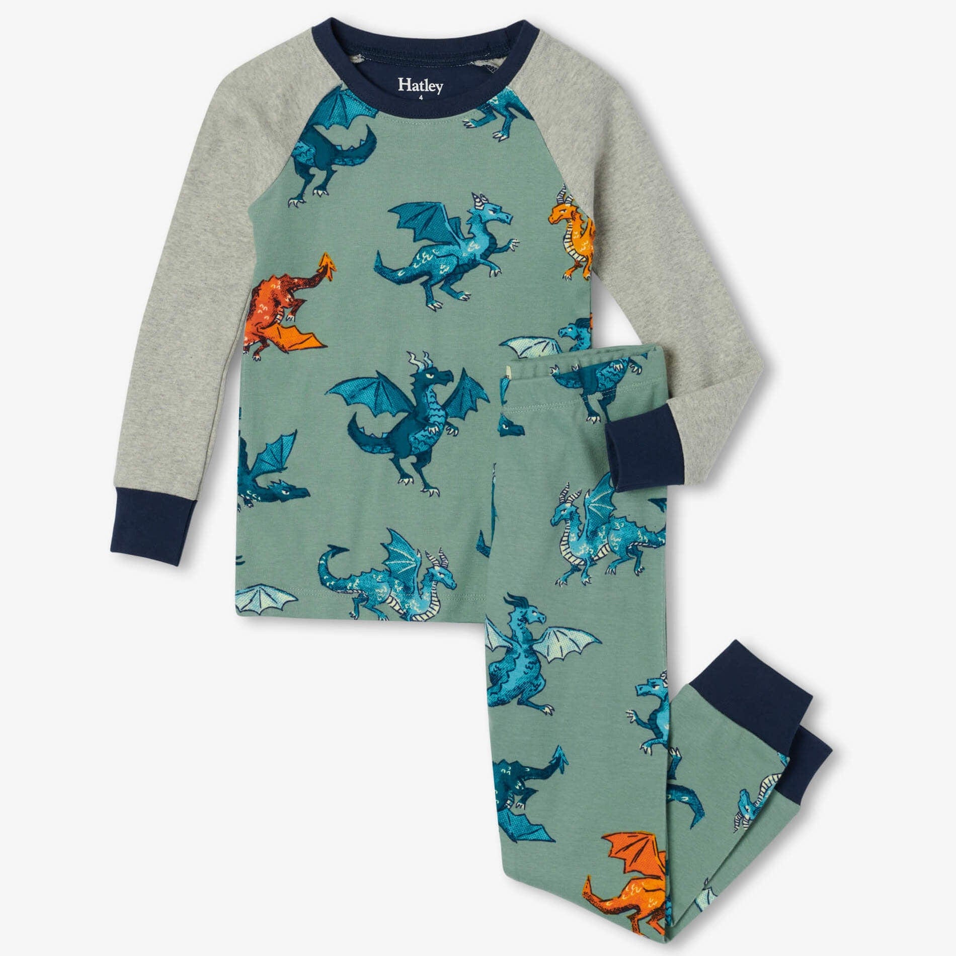 Hatley PJ Set Hatley 'Enchanted Dragons' PJ set