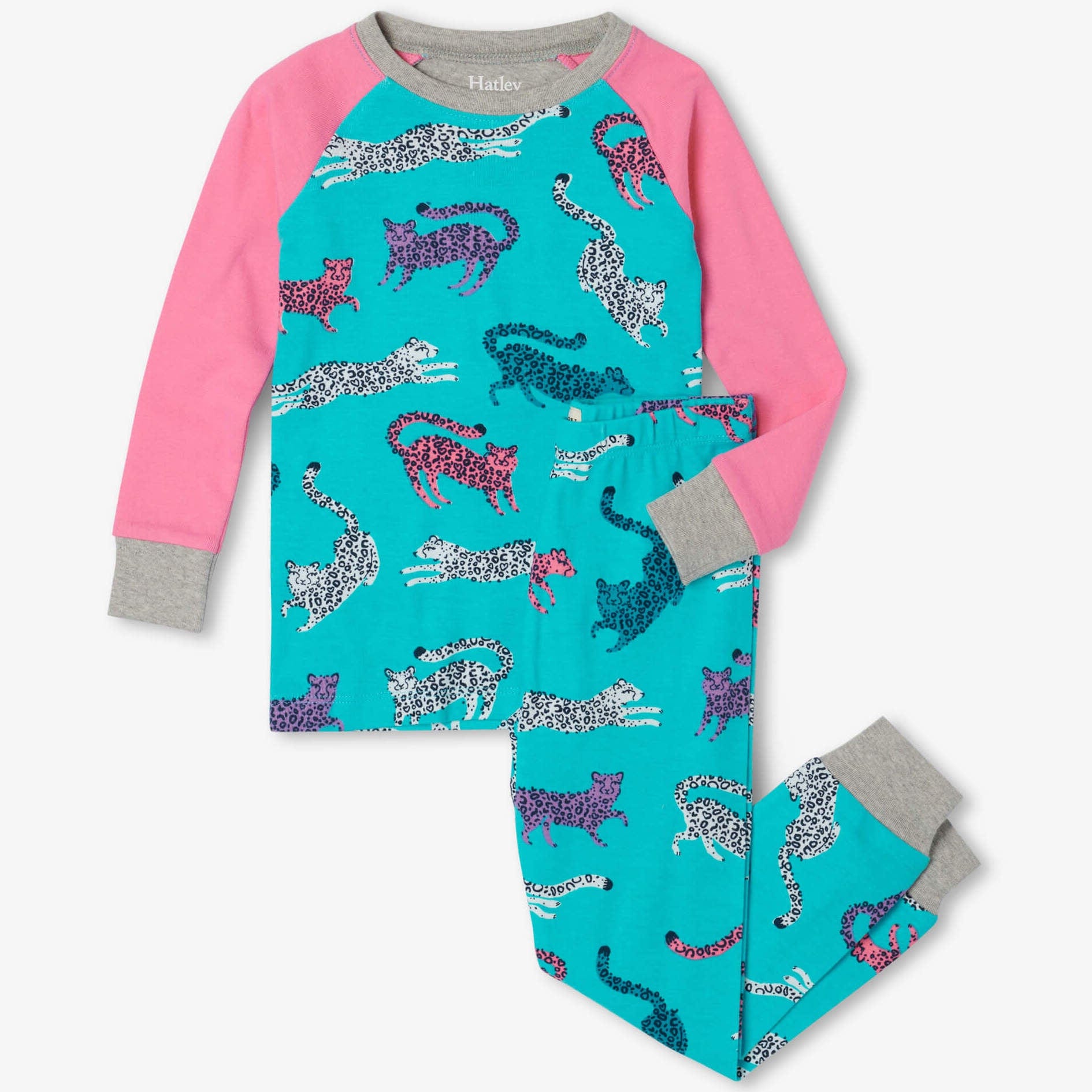 Hatley PJ Set Hatley 'Fab Cheetahs' PJ Set