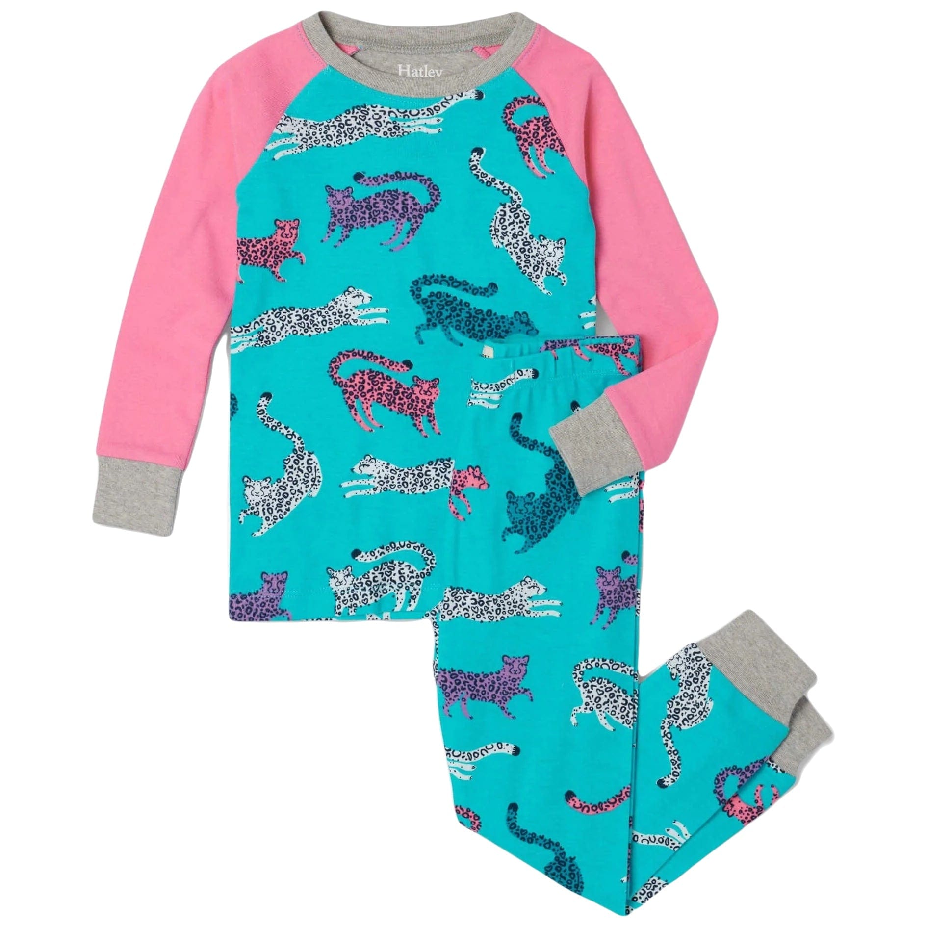 Hatley PJ Set Hatley 'Fab Cheetahs' PJ Set