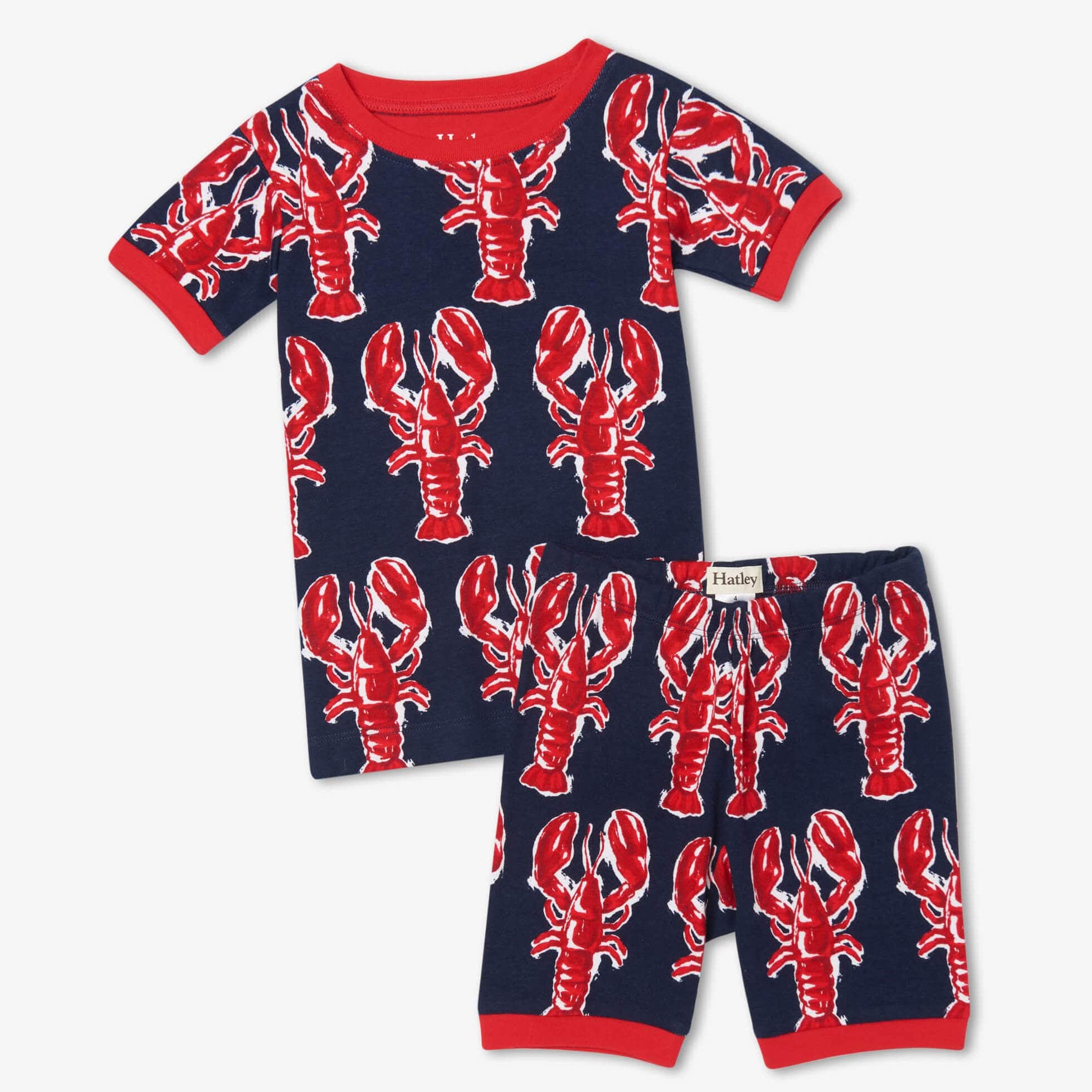 Hatley PJ Set Hatley 'Marine Lobsters' Short PJ Set