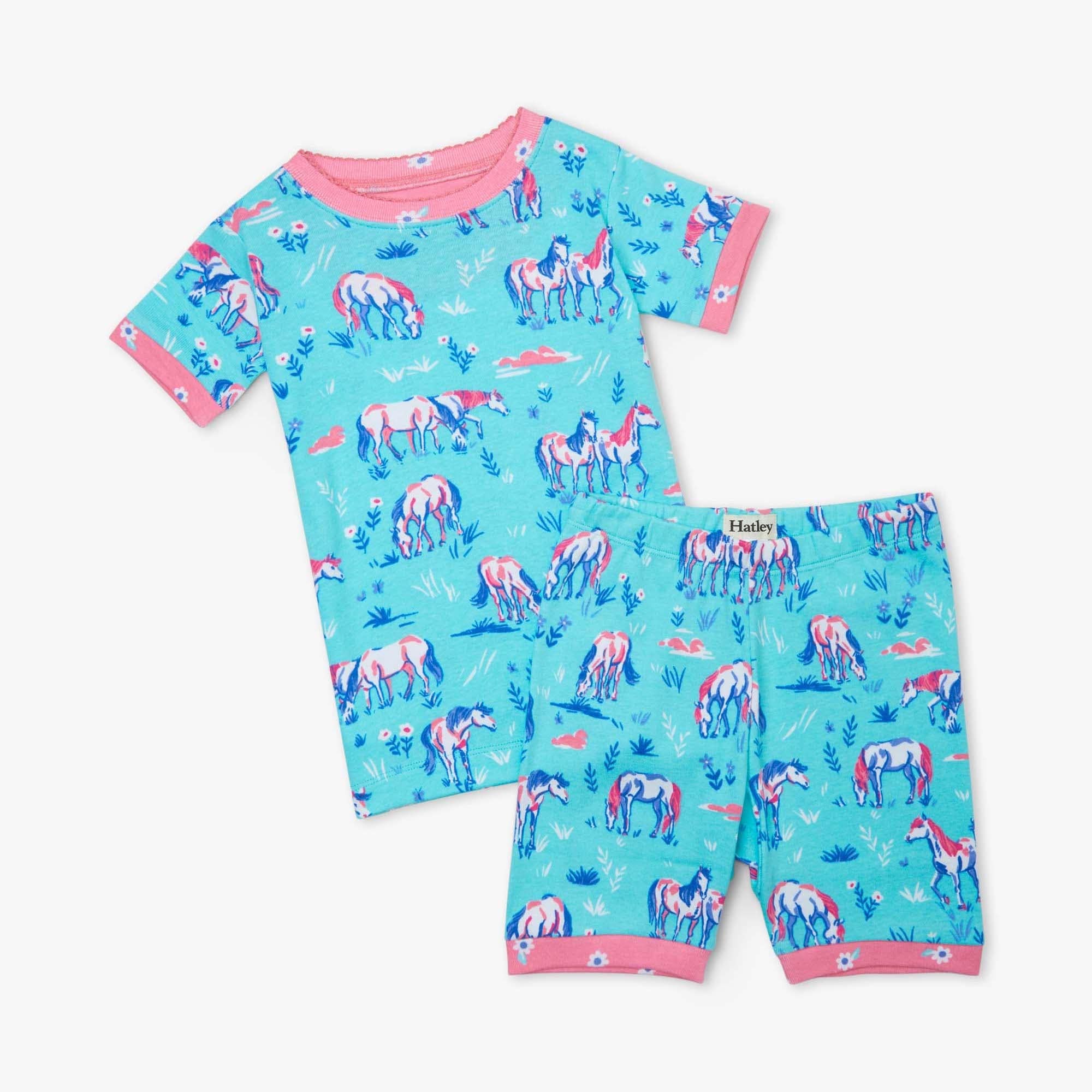 Hatley ’Painted Pasture’ Short PJ Set - PJ Set