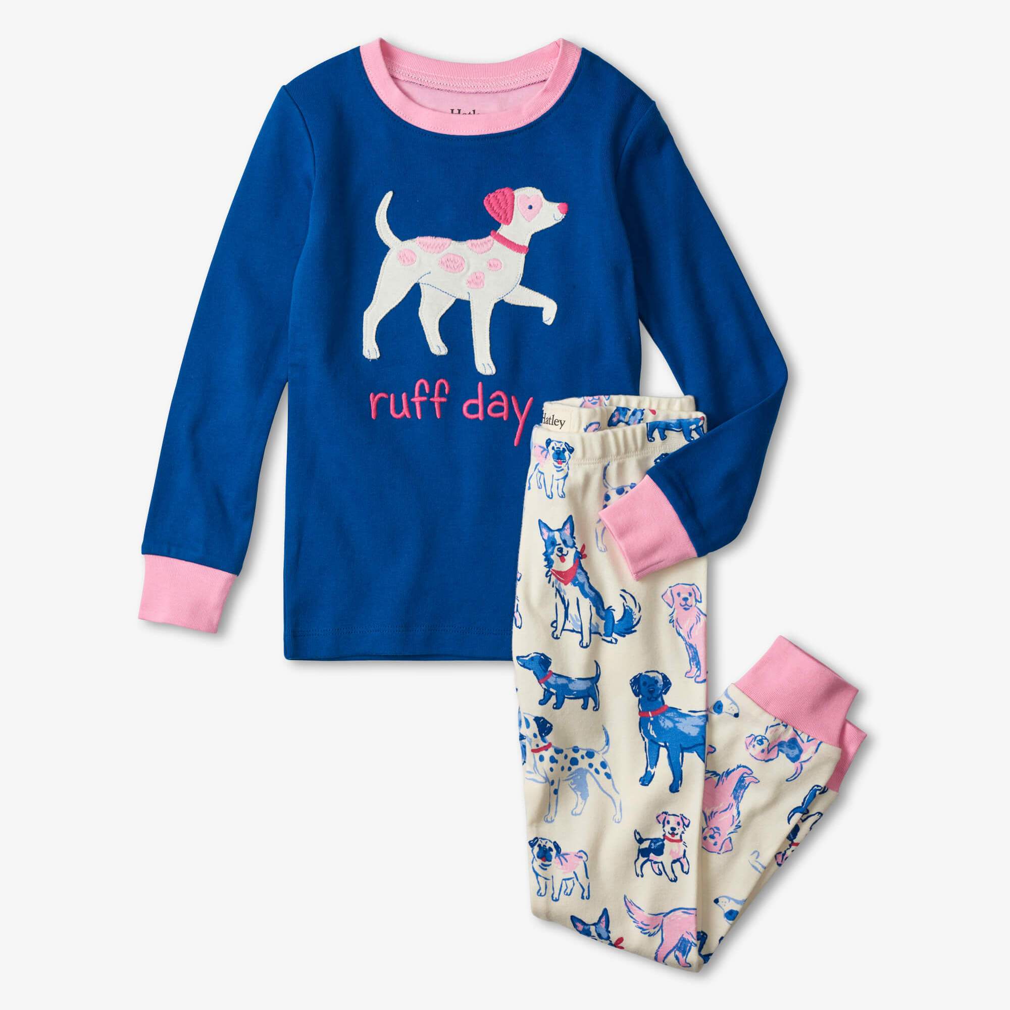 Hatley ’Pink Pups’ PJ Set - PJ Set