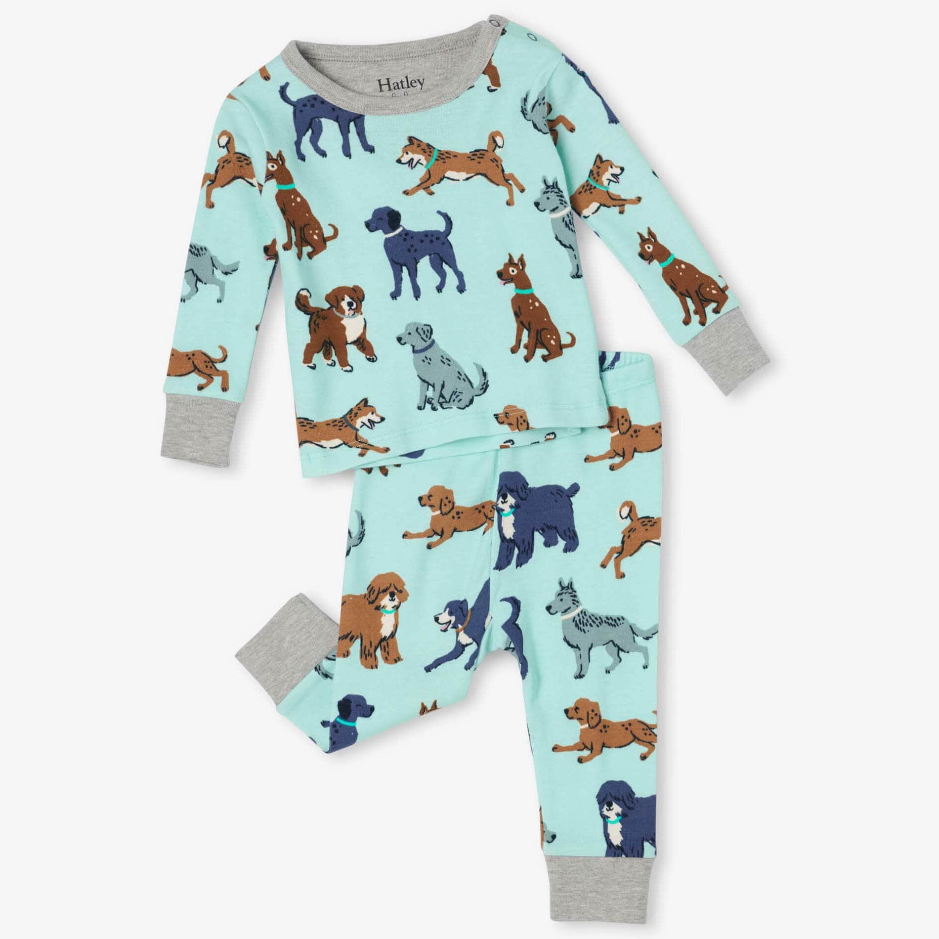 Hatley PJ Set Hatley 'Playful Puppies' PJ Set