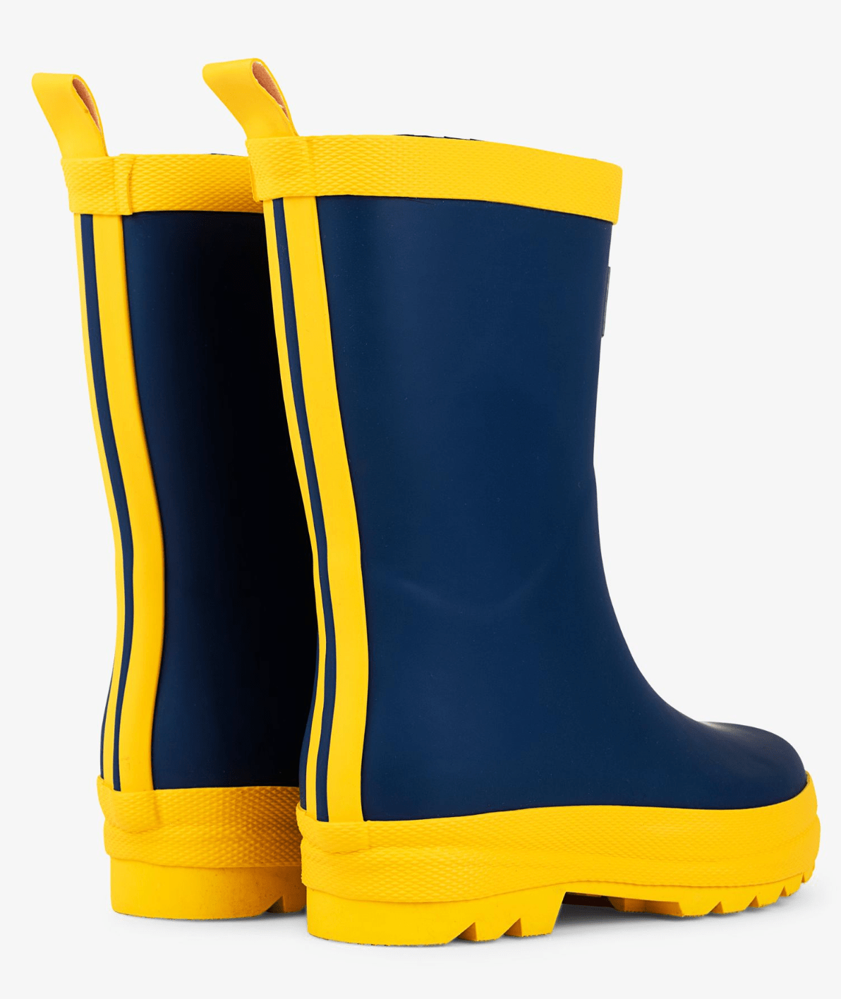 Hatley Rainboots Hatley Navy & Yellow Matte Rain Boots