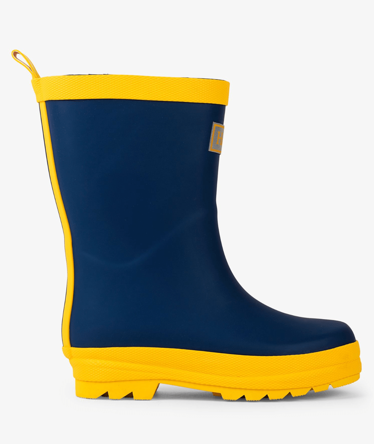 Hatley Rainboots Hatley Navy & Yellow Matte Rain Boots