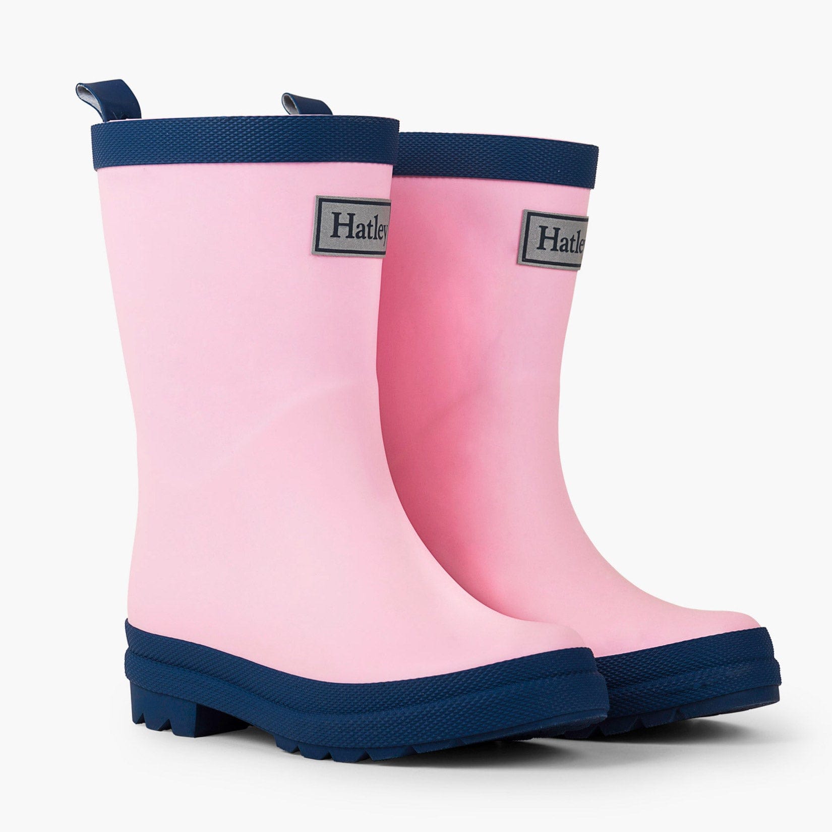 Hatley Rainboots Hatley Pink & Navy Matte Rain Boots