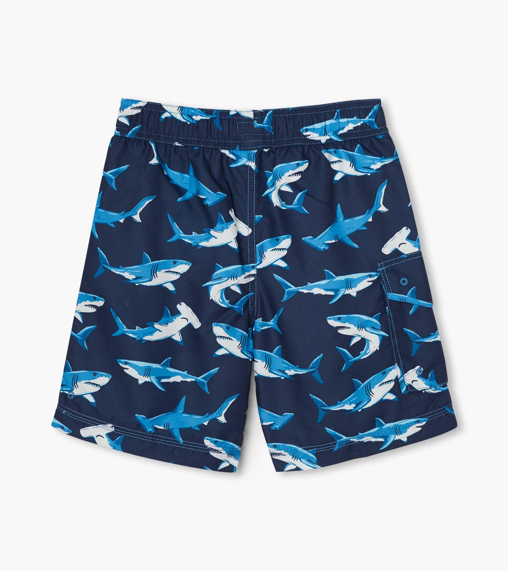 Hatley ’Deep Sea Sharks’ Swim Shorts - Swim Trunks