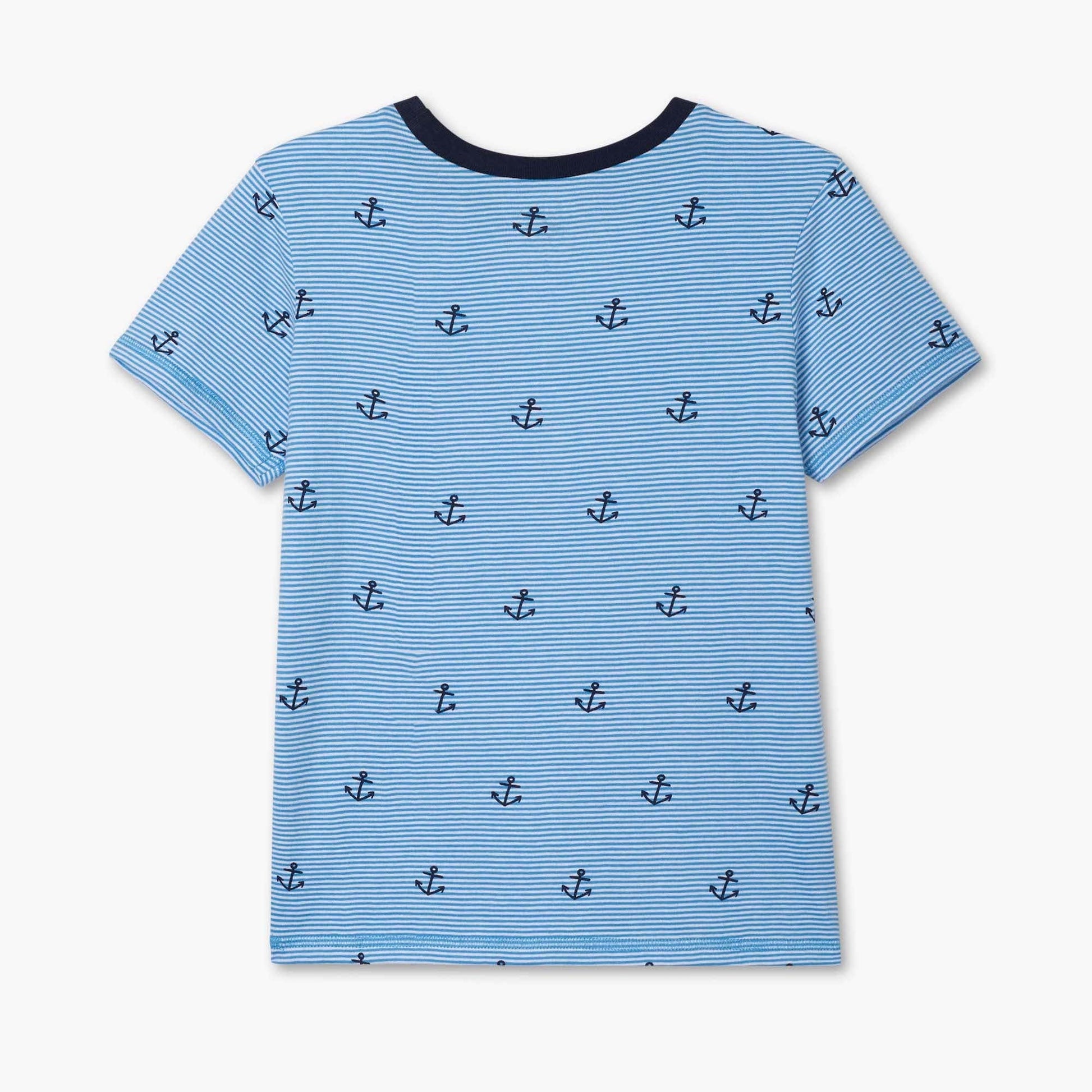 Hatley ’Blue Anchors’ T-Shirt - T-shirt