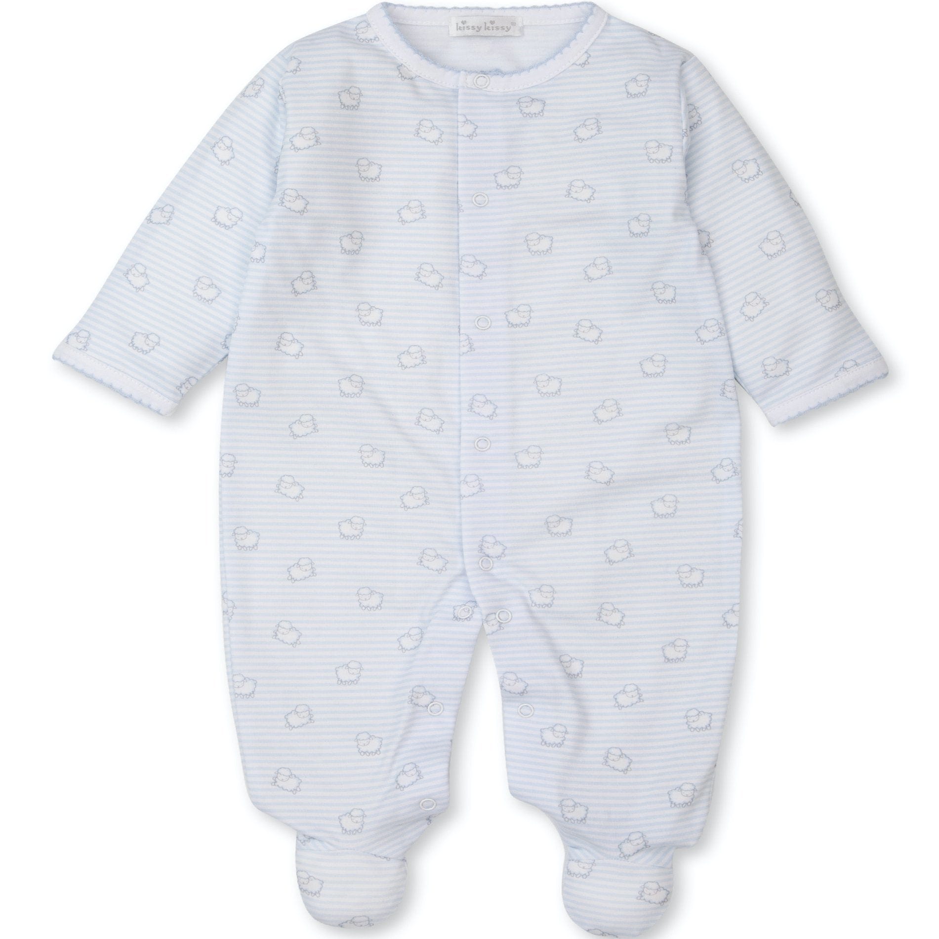 Kissy Kissy Blue ’Sheep Scramble’ Babygrow - Babygrow