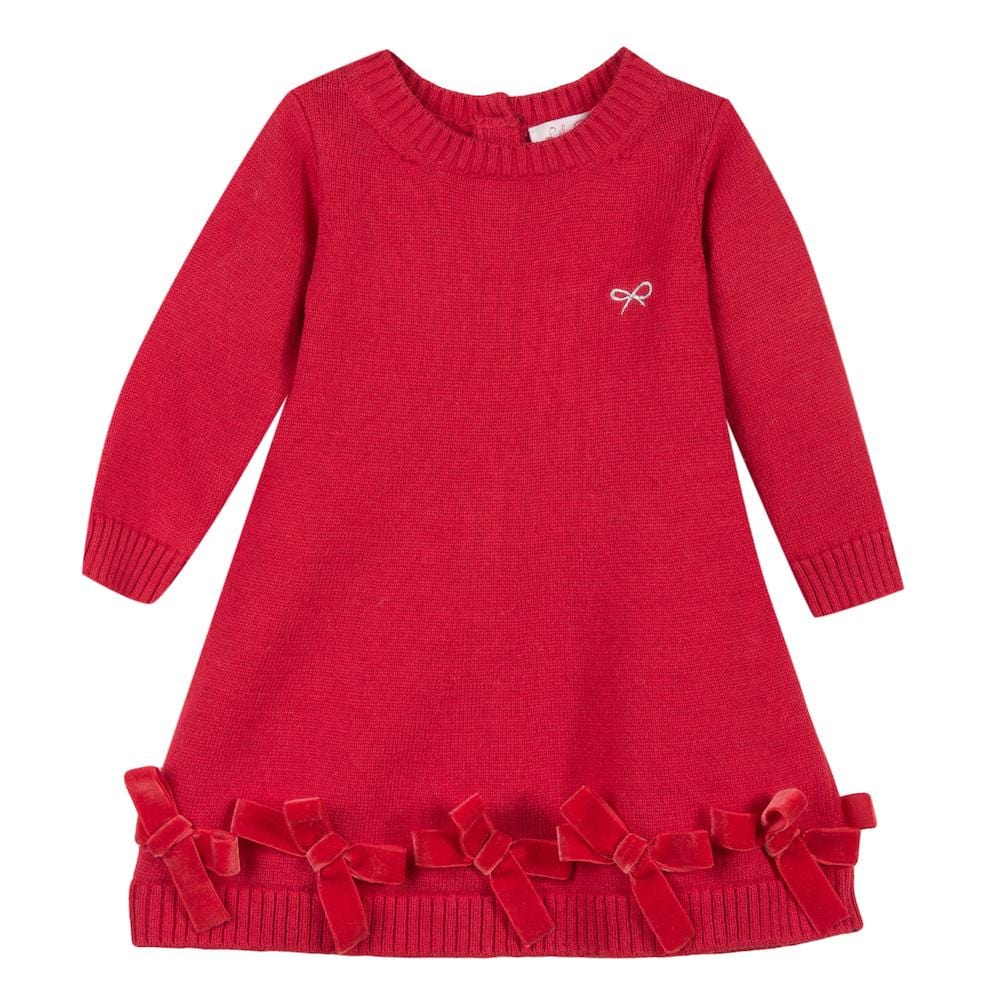 Lili Gaufrette Red Knit Dress - Dress