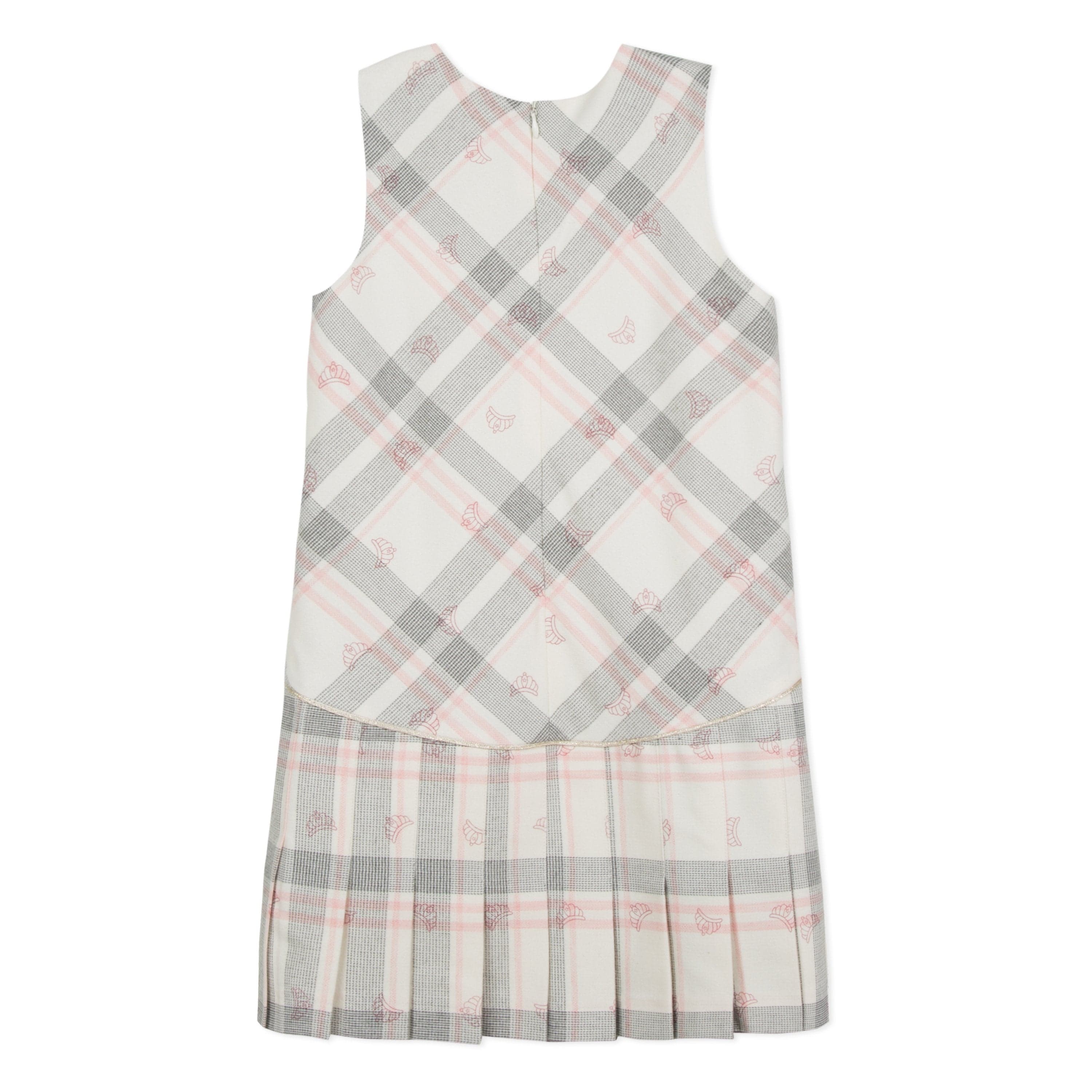 Lili Gaufrette Tartan ’Crown’ Dress - Dress