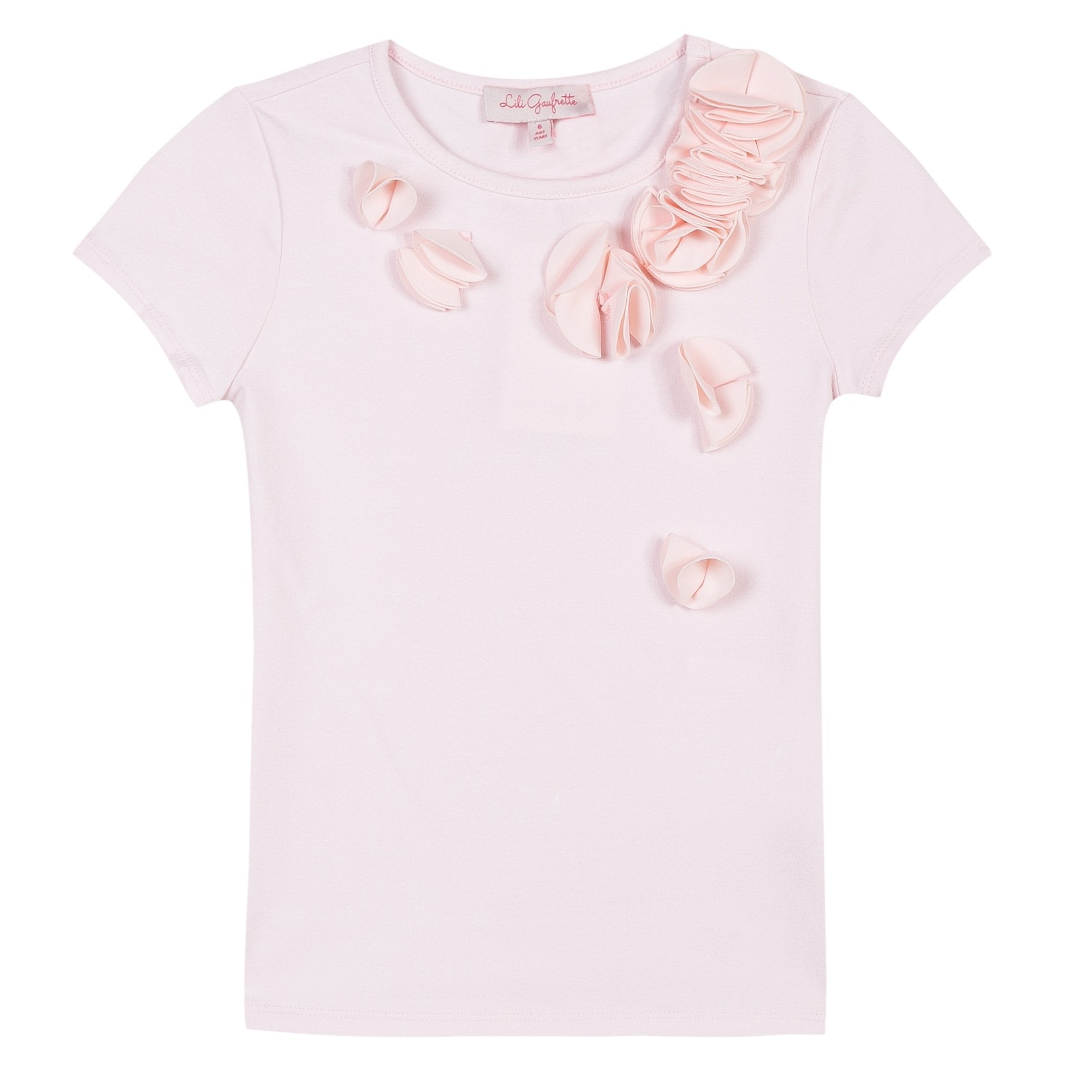 Lili Gaufrette Pink T-Shirt - T-shirt